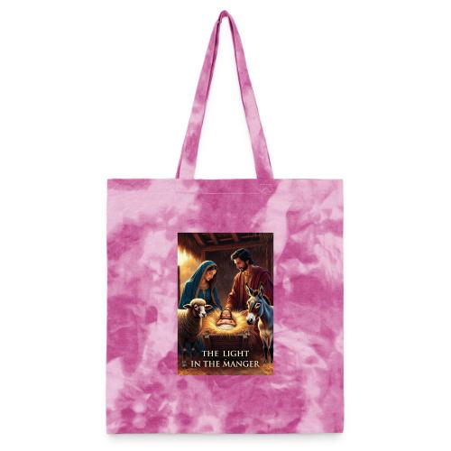 Nativity Manger T-Shirt - Tie Dye Tote Bag