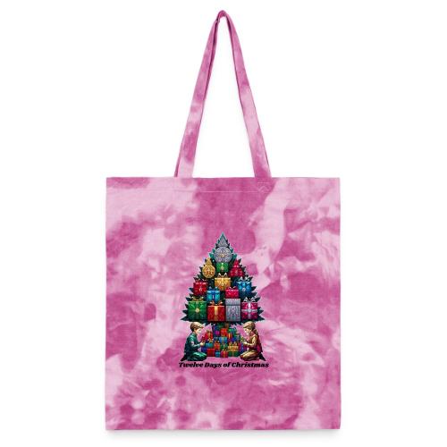 Twelve Days of Gifts T-Shirt - Tie Dye Tote Bag