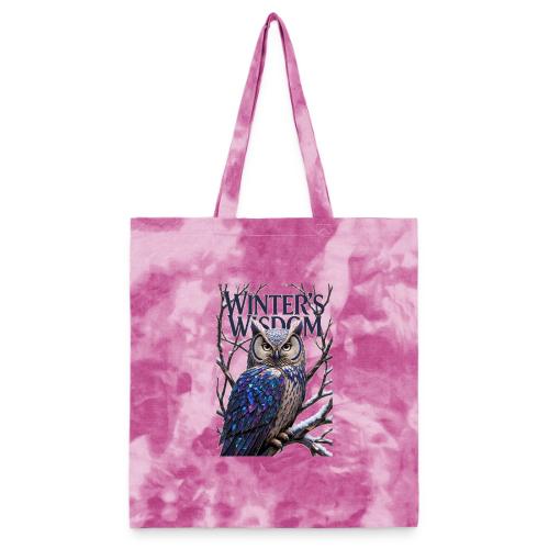 Crystalized Forest Owl T-Shirt - Tie Dye Tote Bag