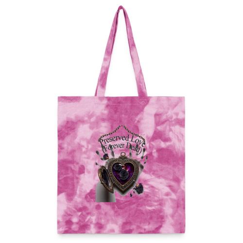 Preserved Love (Forever Dead) T-Shirt - Tie Dye Tote Bag