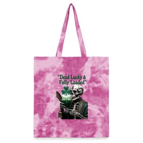 Lucky Skeleton Stout T-Shirt - Tie Dye Tote Bag