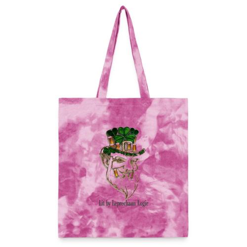 Leprechaun Lantern Mischief T-Shirt - Tie Dye Tote Bag