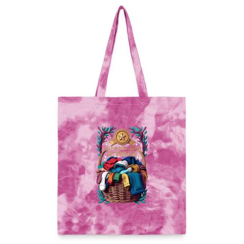 Laundry Mountain Champion Tee | Still Undefeated - Tie Dye Tote Bag
