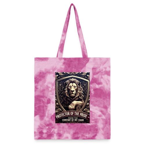 Lion King T Shirt, Funny Low-Effort Father Gift - Tie Dye Tote Bag