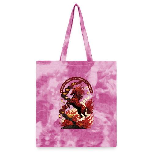Year of the Horse Rise T Shirt,Lunar New Year Gift - Tie Dye Tote Bag
