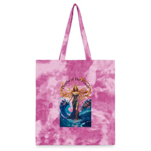 Women’s Day Tidal Sovereign T Shirt, Gift for Wife - Tie Dye Tote Bag