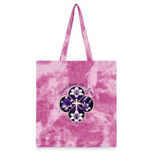 Easter Eternal Bloom Lily Crown T Shirt, Gift - Tie Dye Tote Bag