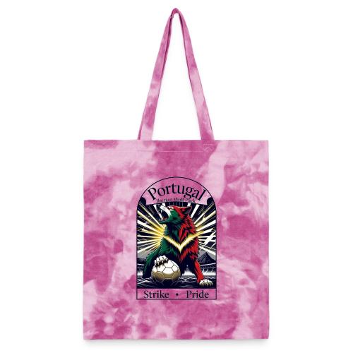 Portugal Iberian Wolf Soccer T Shirt, Pride Gift - Tie Dye Tote Bag