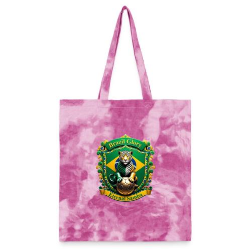 Brazil Jaguar Glory Tee, Brazilian Pride Gift - Tie Dye Tote Bag