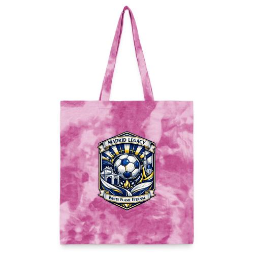 Madrid White Legacy T Shirt, Madrid Fan Gift - Tie Dye Tote Bag