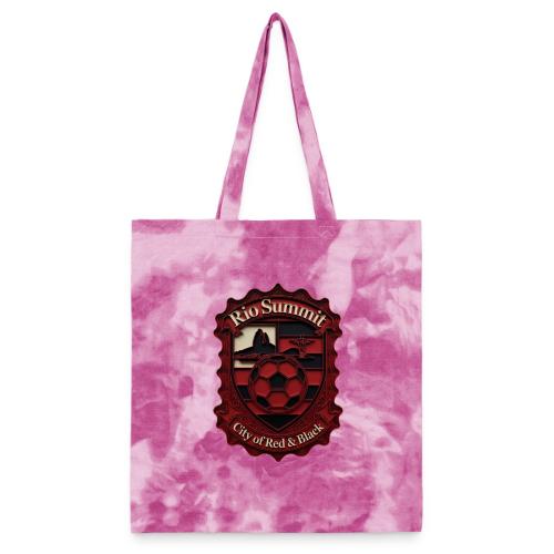 Flamengo Scarlet Summit T-Shirt, Football Gift - Tie Dye Tote Bag