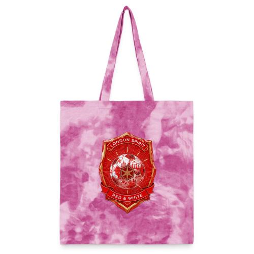 London is Red T Shirt, Football City Pride Gift - Tie Dye Tote Bag