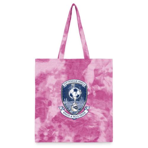 Iconic North London Soccer Emblem Art Print - Tie Dye Tote Bag