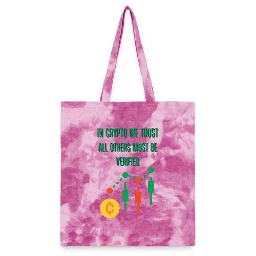 Sarcastic Bitcoin Investor T-shirt - Tie Dye Tote Bag