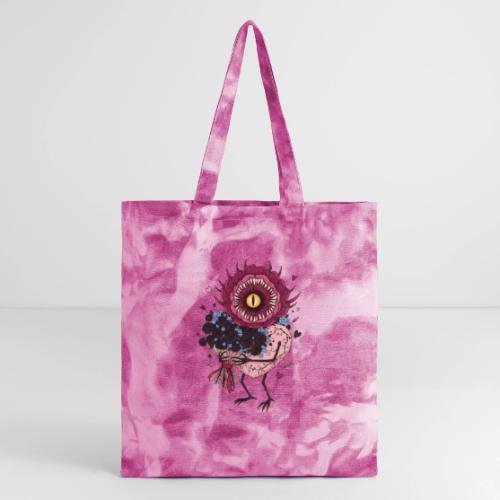 Gothic Valentine Eldritch Bloom – Dark Rom - Tie Dye Tote Bag