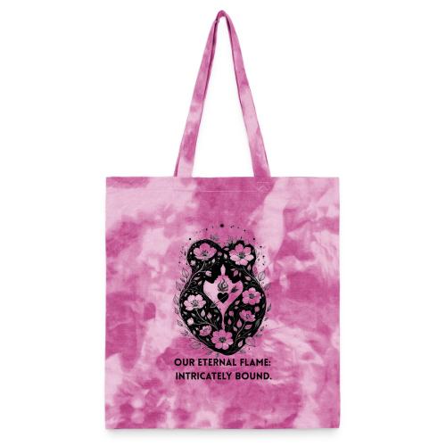 Eternal Flame of Embrace T-Shirt - Tie Dye Tote Bag