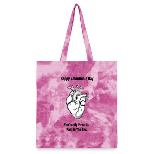 I'm Glad I Swiped Right T-Shirt | Funny Valentine - Tie Dye Tote Bag