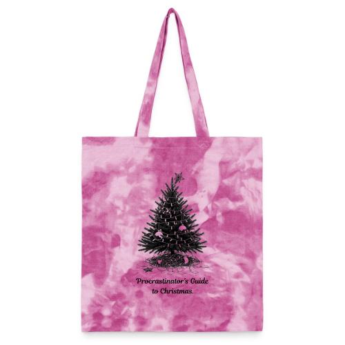 Procrastinator's Guide Christmas T-Shirt - Tie Dye Tote Bag