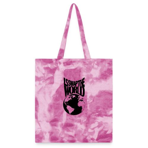 LS Swap the World (Front & Back) - Tie Dye Tote Bag