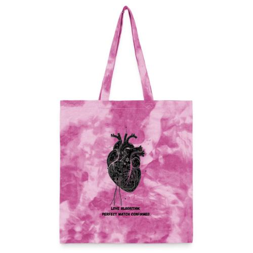 Love Algorithm T-Shirt - Tie Dye Tote Bag