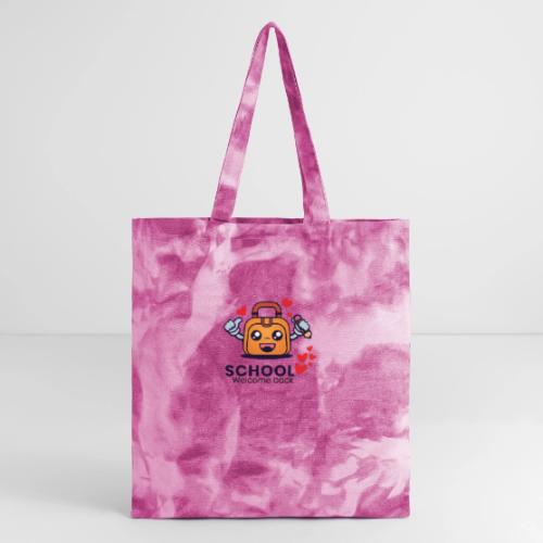 first day of school outfit- school Welcome back - Tie Dye Tote Bag