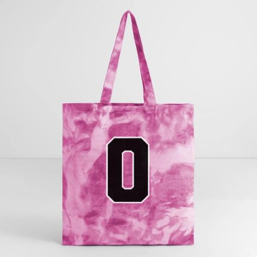 Varsity Letter O Collegiate Monogram - Tie Dye Tote Bag