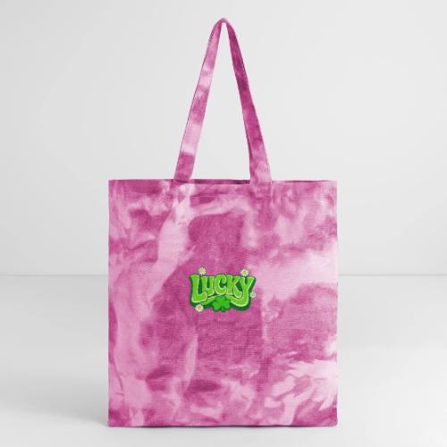 Lucky 70s Retro T-Shirt - Tie Dye Tote Bag
