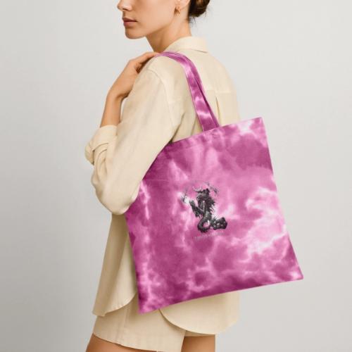 love and haunted - Tie Dye Tote Bag
