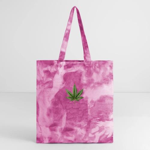 Cannabis Leaf - Tie Dye Tote Bag