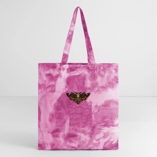 Cthulhu Moth Skull - Tie Dye Tote Bag