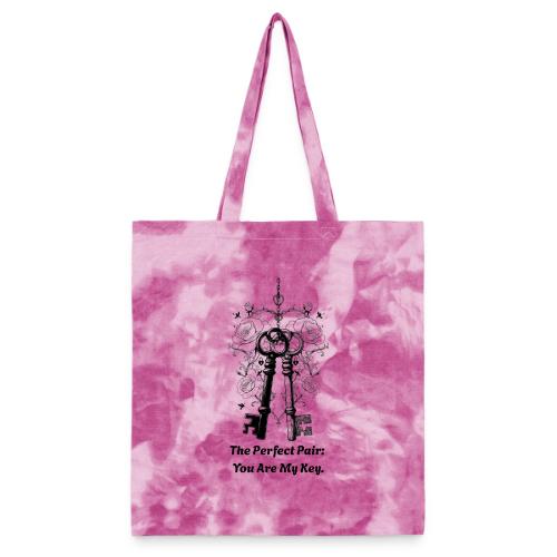 Valentine love keys - Tie Dye Tote Bag