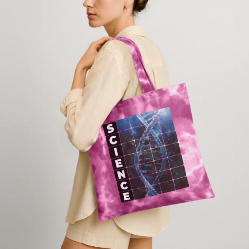 Frozen Code of Science - Tie Dye Tote Bag