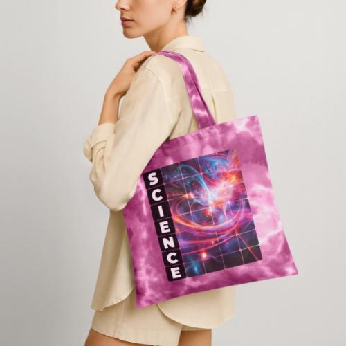 The Chaos of Science - Tie Dye Tote Bag