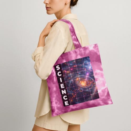 Science Spiral - Tie Dye Tote Bag