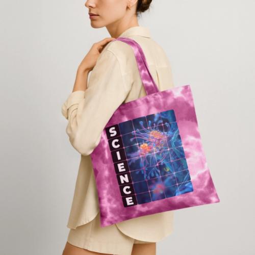 Alien Science - Tie Dye Tote Bag