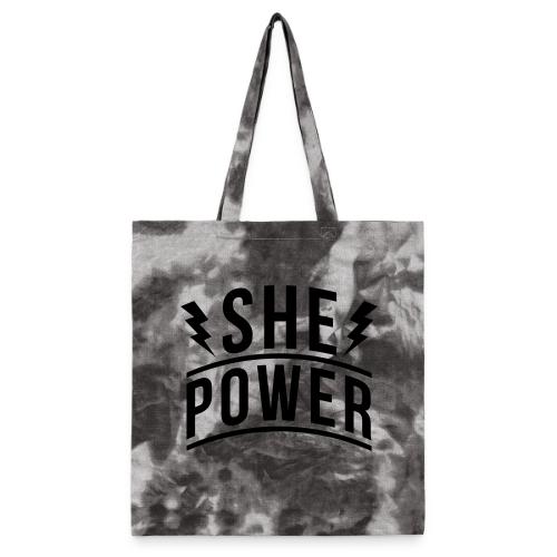 She Power - Tie Dye Tote Bag