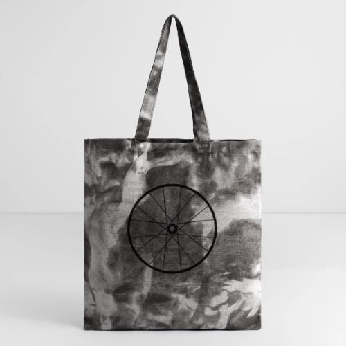 Bicycle Wheel - Tie Dye Tote Bag