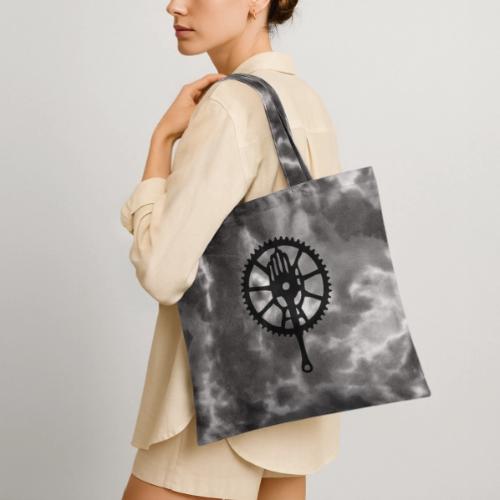 Rudge Chainring - Tie Dye Tote Bag