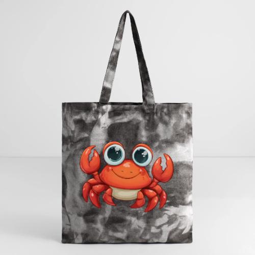 Cute Cartoon Baby Crab - Tie Dye Tote Bag