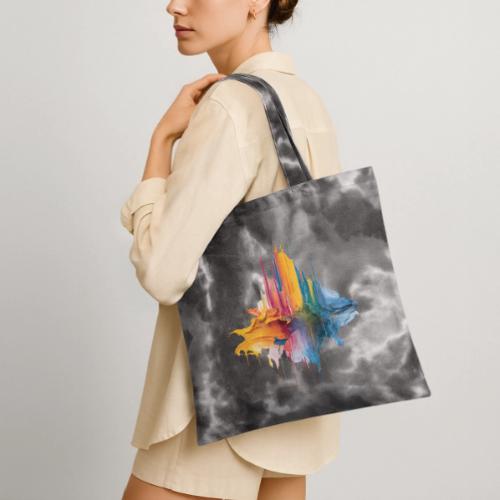 Impasto Spectrum - Tie Dye Tote Bag