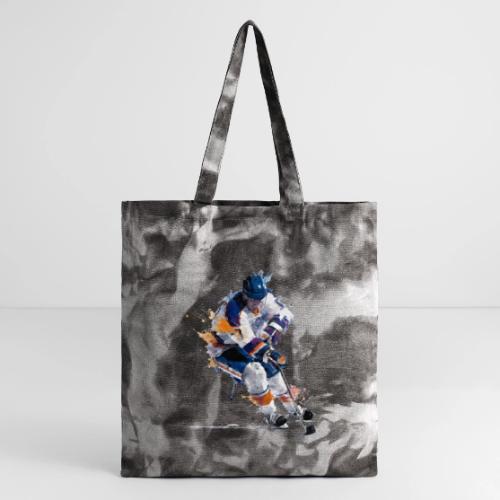 Hockey: Icy Streaks - Tie Dye Tote Bag