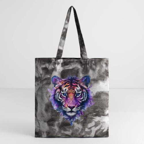 Mystic Violet Tiger - Tie Dye Tote Bag