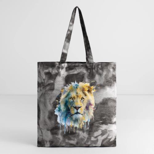 Splash-Art Lion Face - Tie Dye Tote Bag