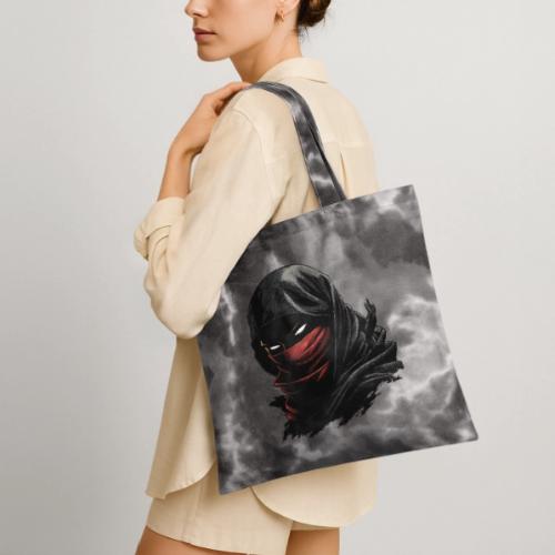 Shadowflame Ninja - Tie Dye Tote Bag