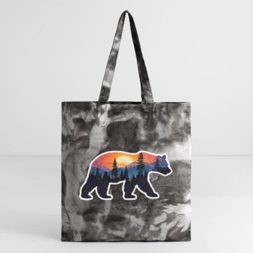 Mountain Spirit Bear - Tie Dye Tote Bag
