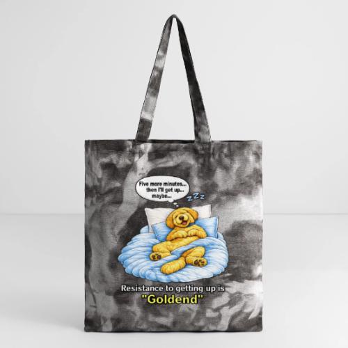 Funny Goldendoodle Sleeping design. - Tie Dye Tote Bag
