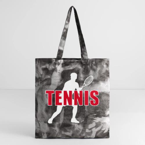 Red Court Tennis - Tie Dye Tote Bag