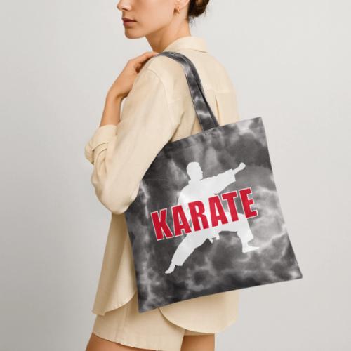 Karate Focus - Tie Dye Tote Bag