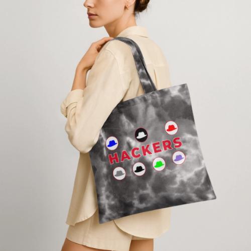 The Spectrum of Hackers - Tie Dye Tote Bag