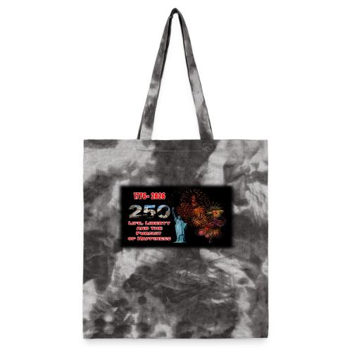 1776 - 2026 - 250 Years USA | Fireworks - Tie Dye Tote Bag